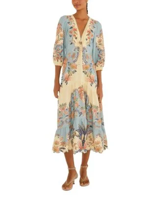 FARM RioBoho Beauty Midi Dress