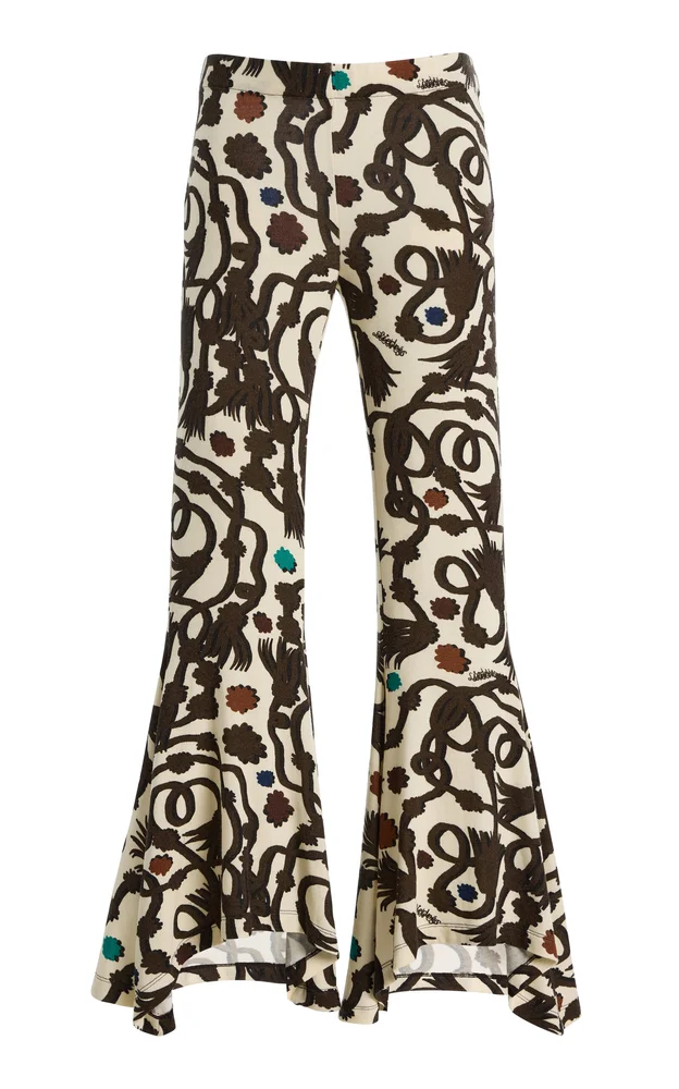 Jeslynn Ruffled Flared Pants