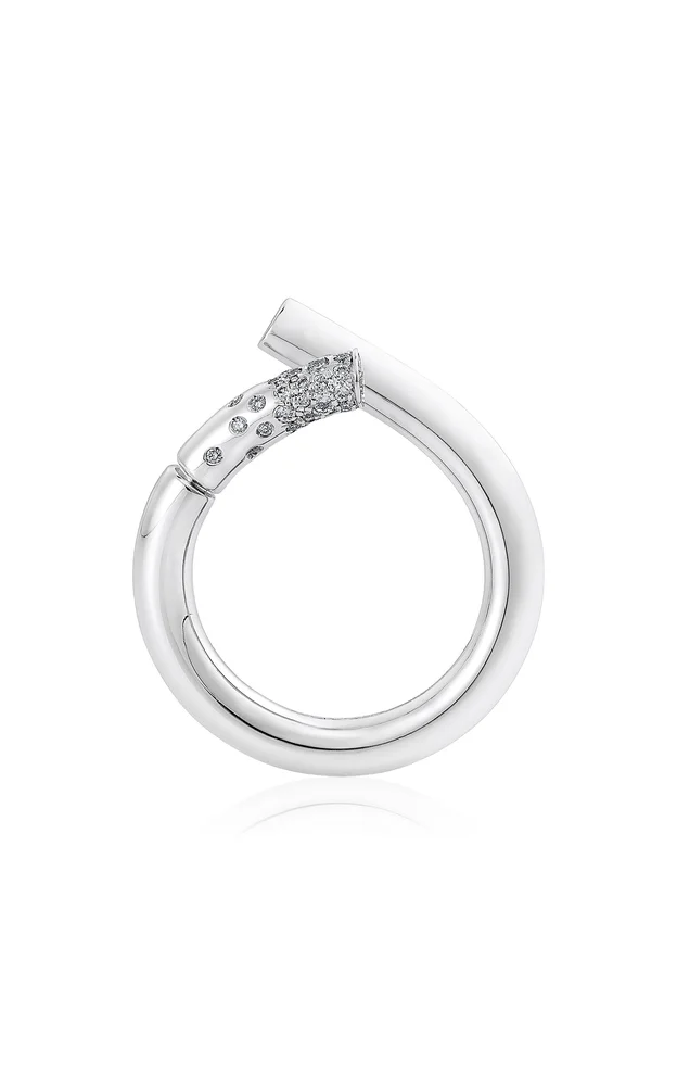 Loop 18K Yellow Gold Diamond Ring