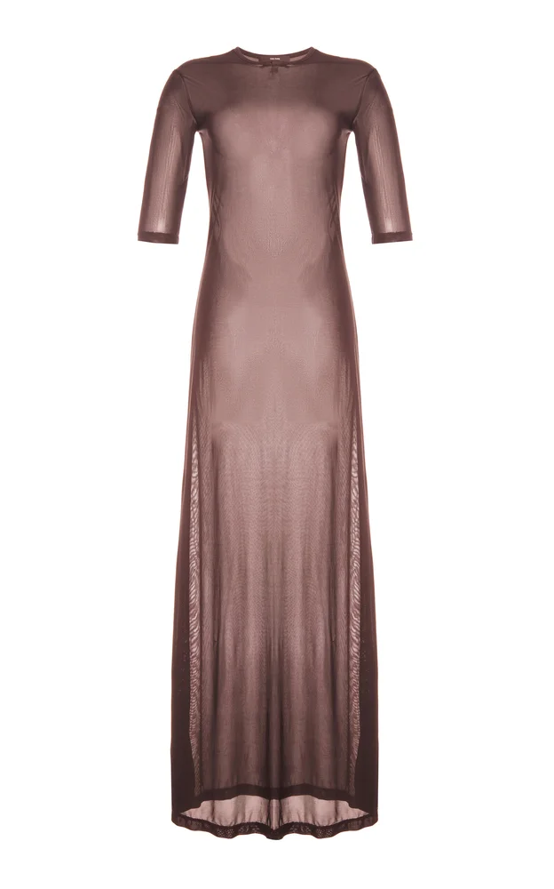 Ramya Semi-Sheer Lyocell Maxi Dress