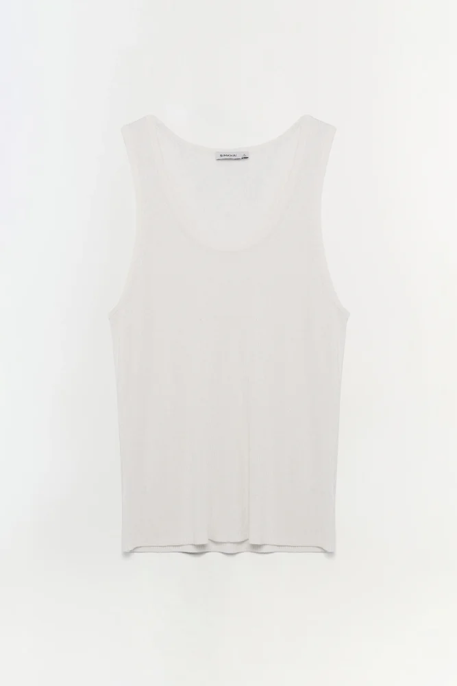 Idris Silk Linen Tank