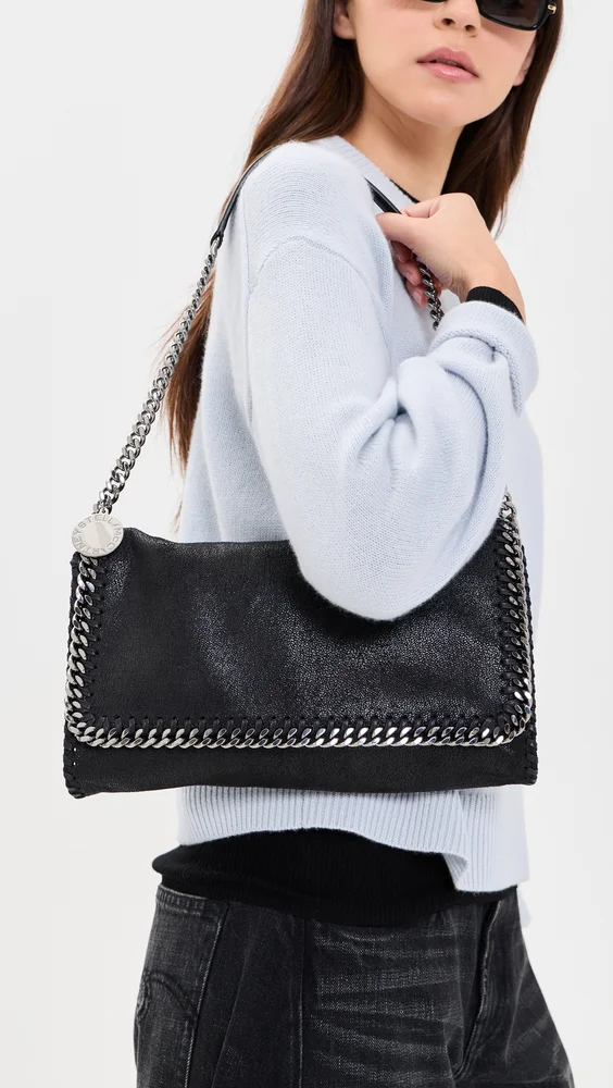 Falabella Flap Bag Eco Shaggy Shoulder Bag