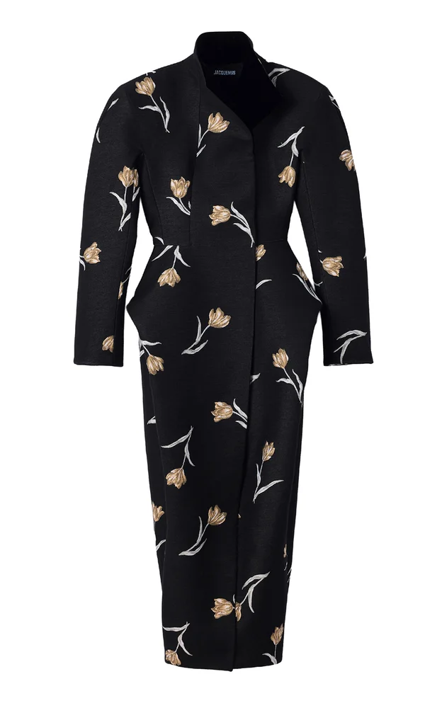 The Tulip Jacquard Coat