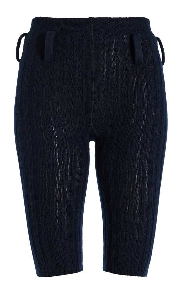Ribbed-Knit Cotton Shorts