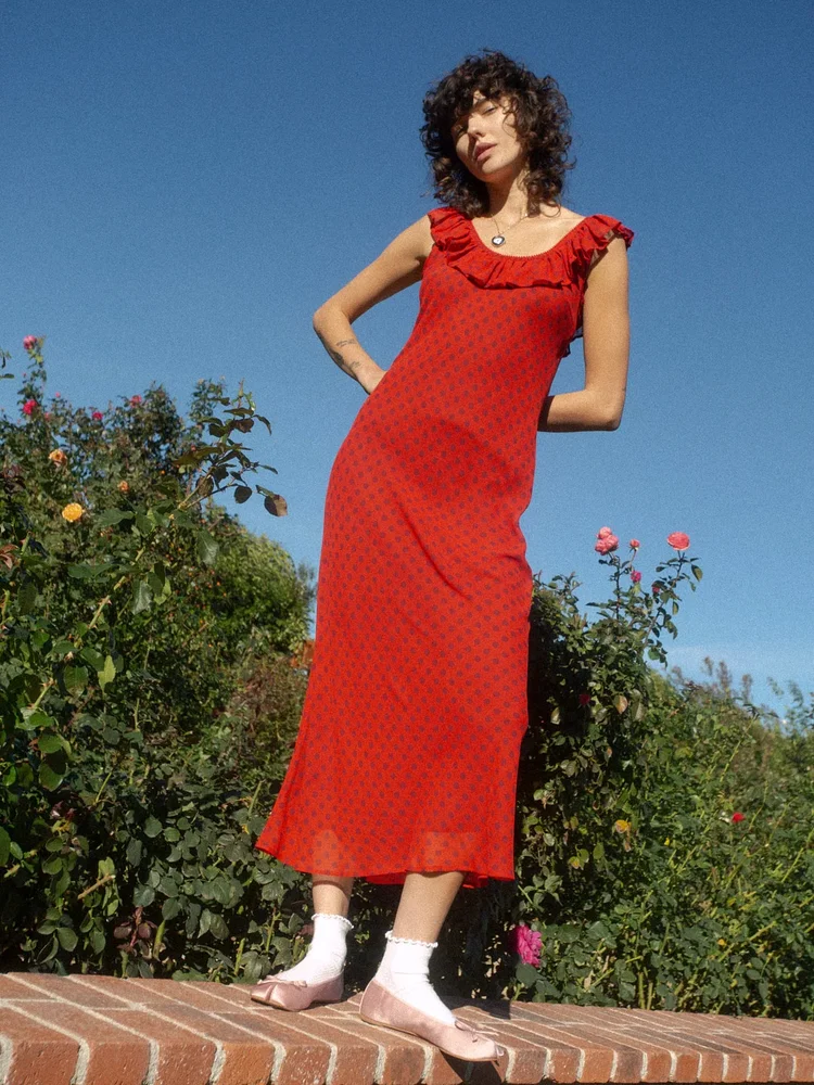 Maya Crinkle Dress