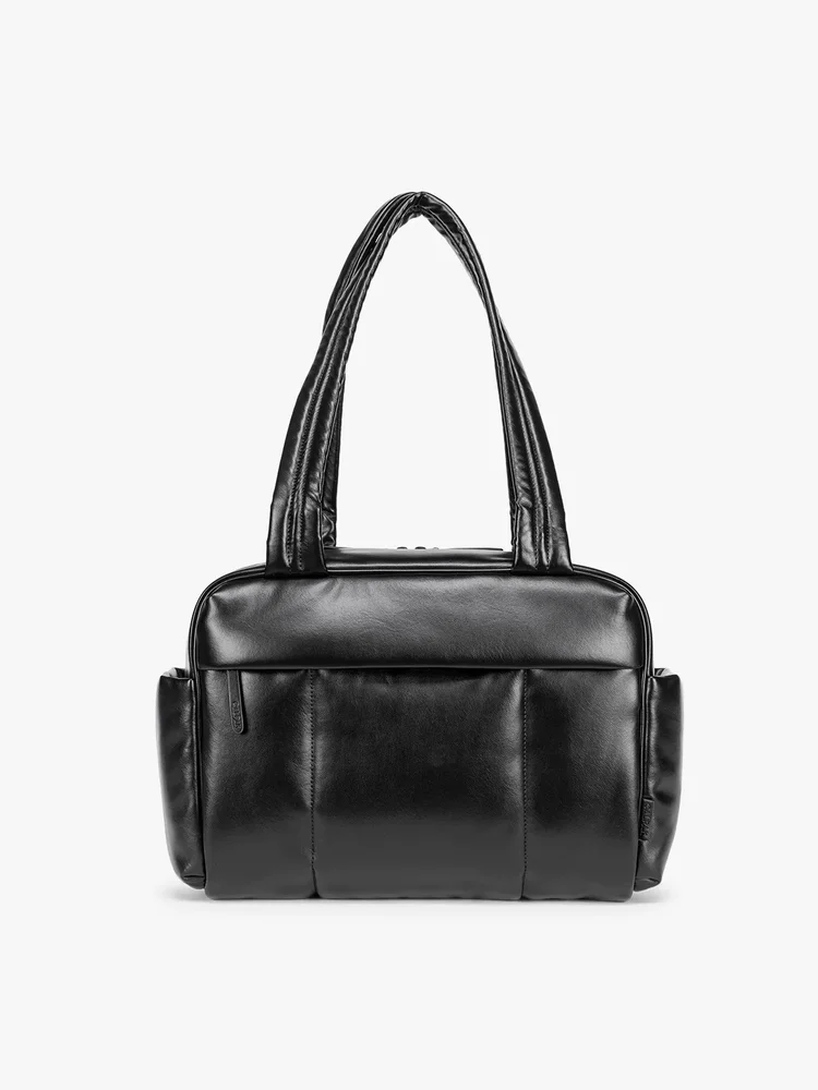 CALPAK Luka Mini Duffel in Vegan Leather- BLACK
