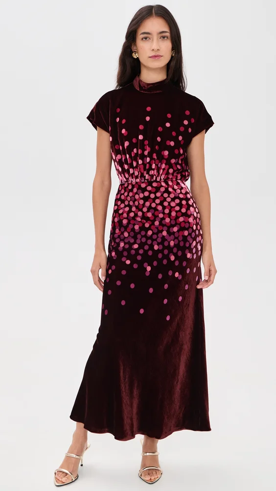 Fabienne Velvet Dress
