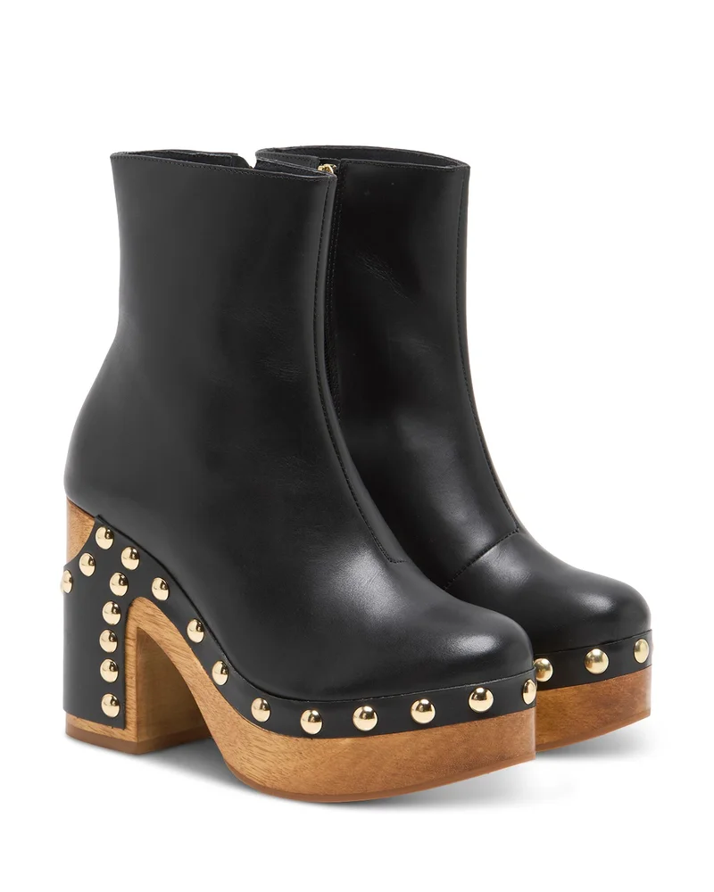 Women's Grayson Leather Clog Boots