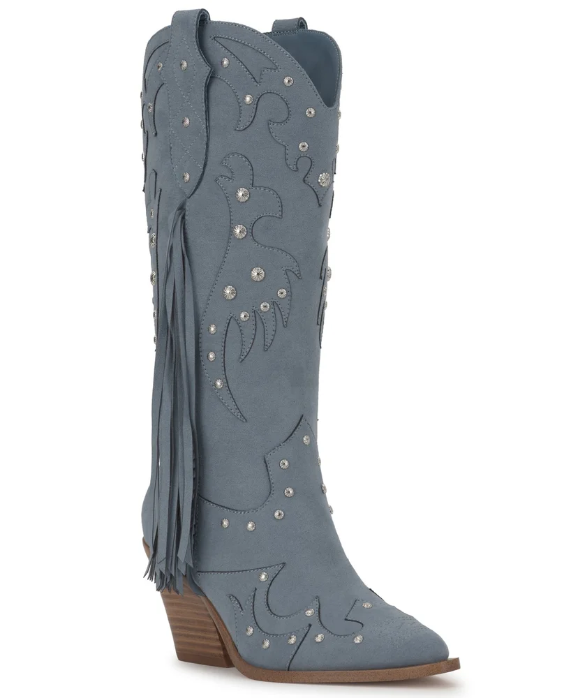 Piarin Tall Fringe Western Cowboy Boots