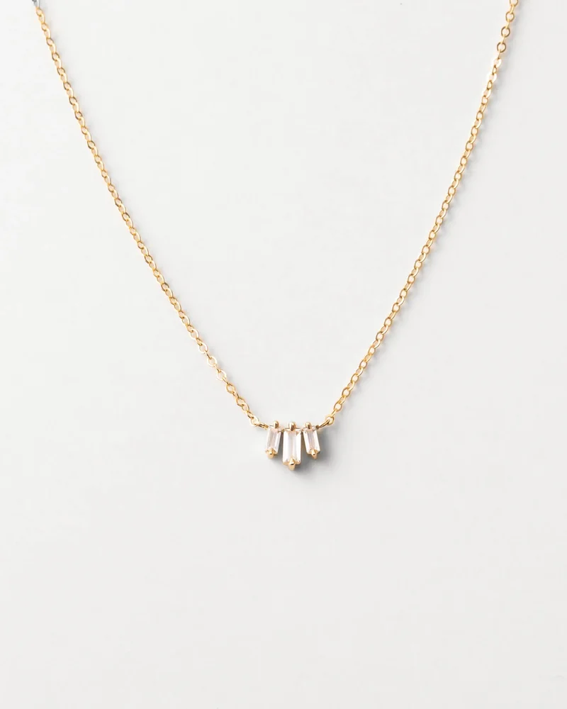 Prisma White Sapphire Necklace