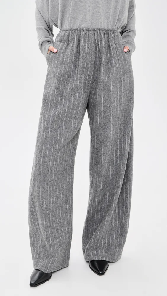 E-Dora Misto Lana Gessato Pants