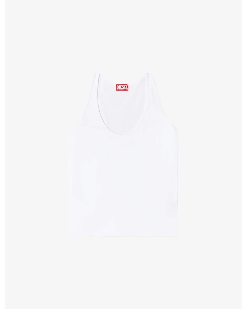 T-Ipsya-Lkds Logo-Embroidered Stretch-Cotton Tank