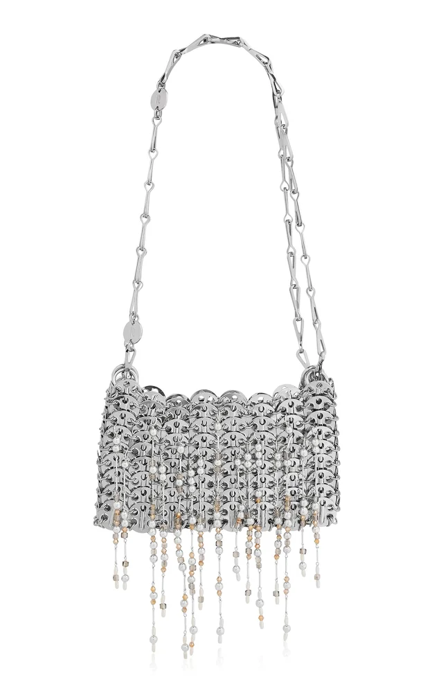 Fringed Brass Shoulder Bag