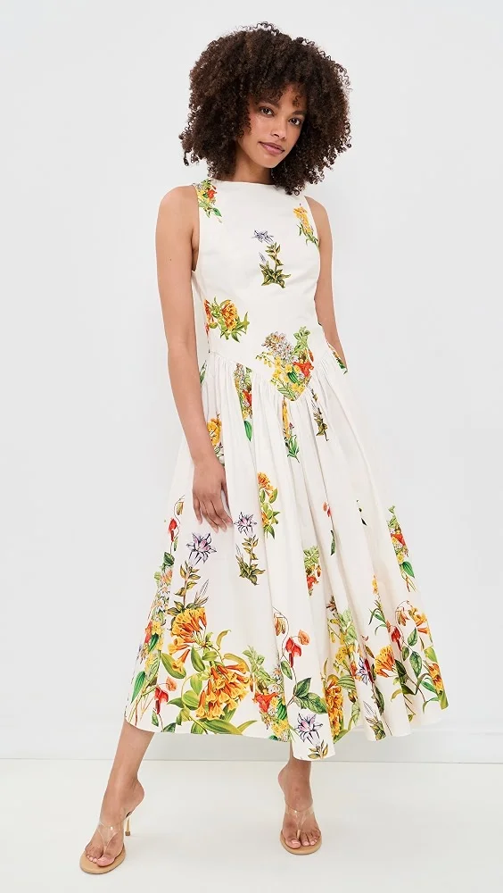 Boat Neck Maxi Dress