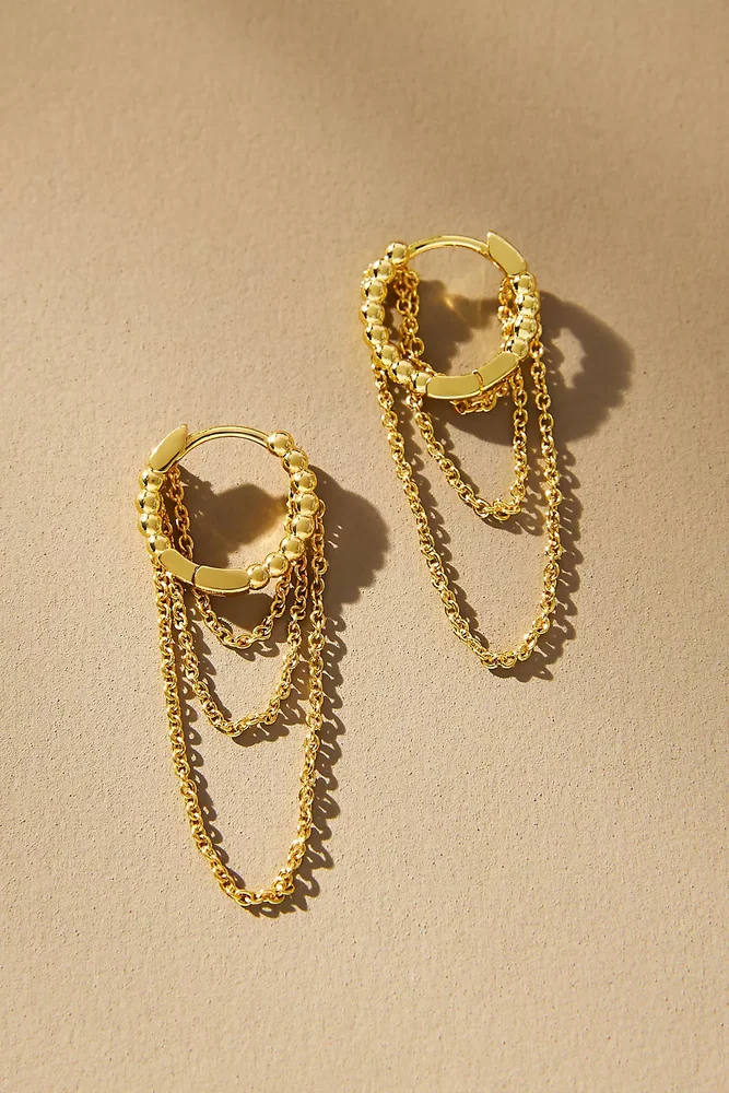 Chain Huggie Earrings