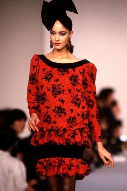 Saint Laurent Rive Gauche Fall 1988 Dress