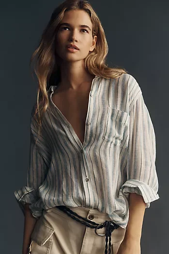 Rails Charlie Long-Sleeve Buttondown Top
