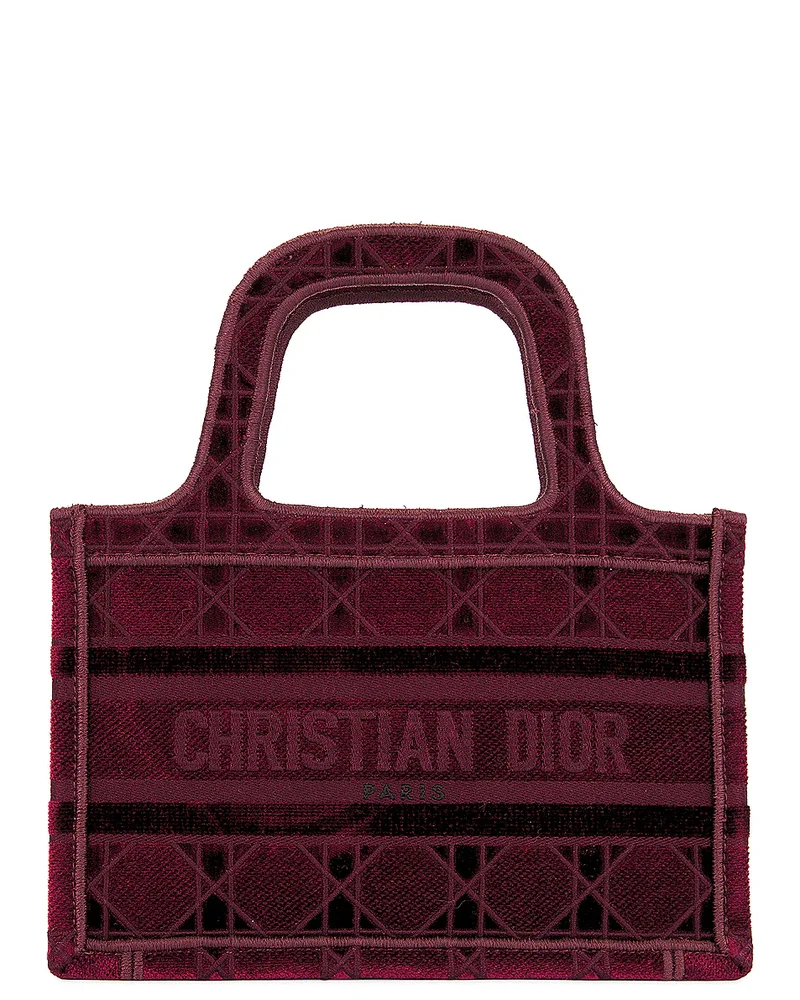 Dior Mini Embroidered Book Tote Bag