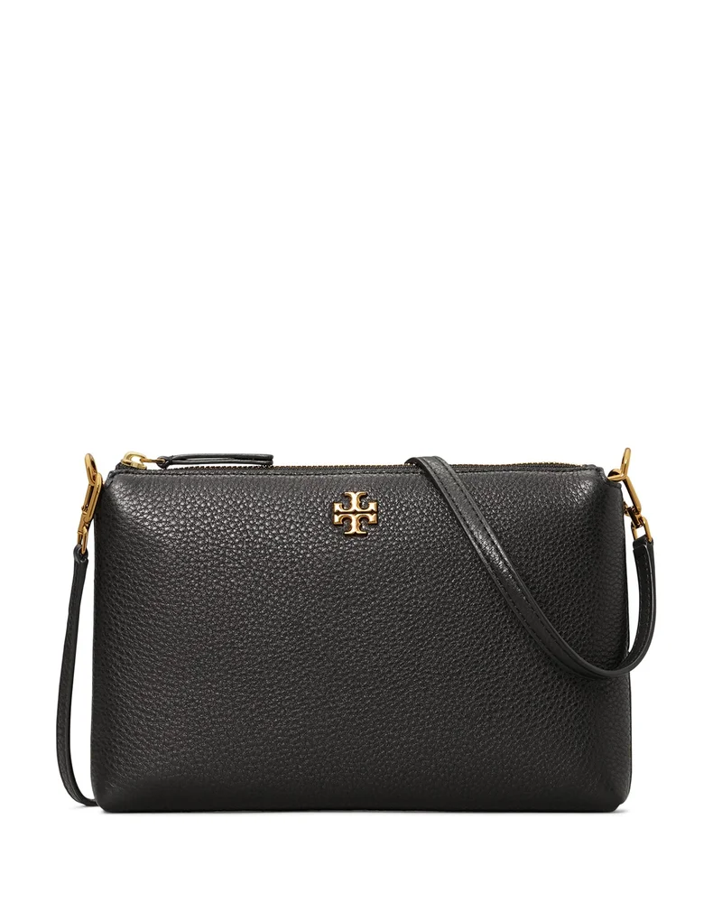 Small Kira Pebbled Leather Top-Zip Crossbody