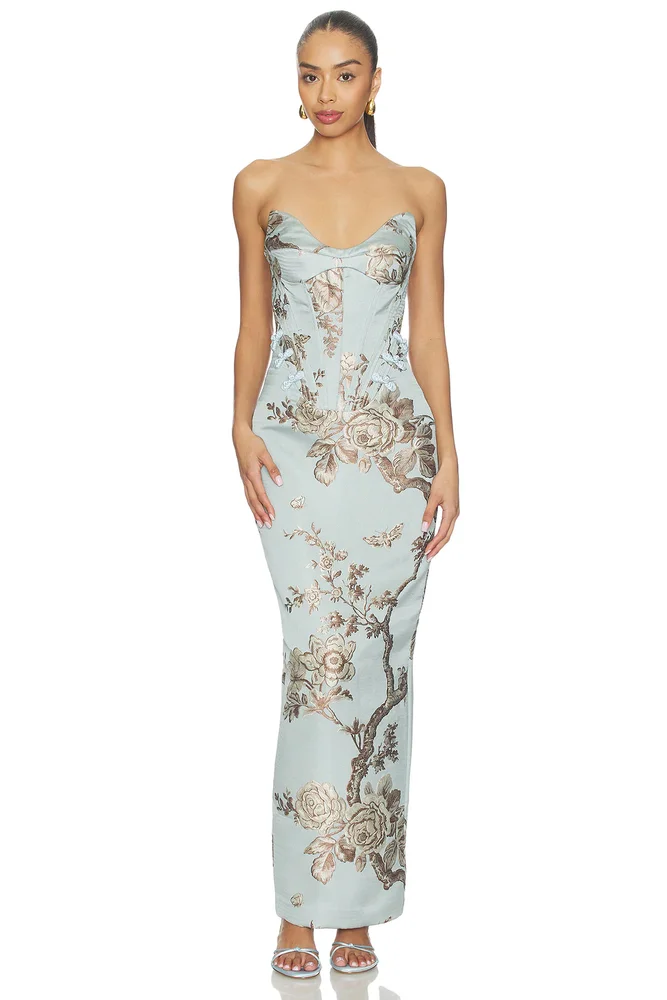 Novella Brocade Dress