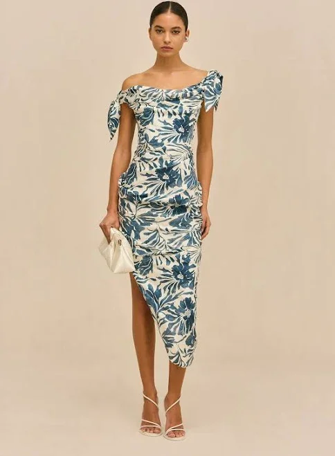 Cult Gaia Women's Ithaca Silk Asymmetric Dress