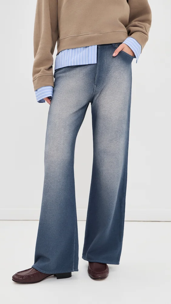 Denim Jersey Trousers