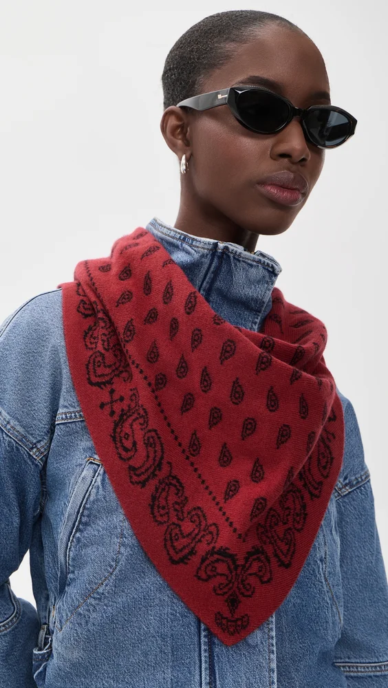 The Wild Rag Bandana Cashmere Scarf