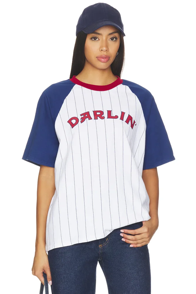 Old Skool Raglan Tee in Bad News