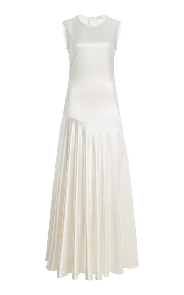 Gwenyth Satin-Back Crepe Dress