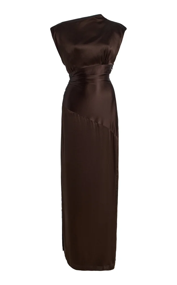 On the Side Silk Dress