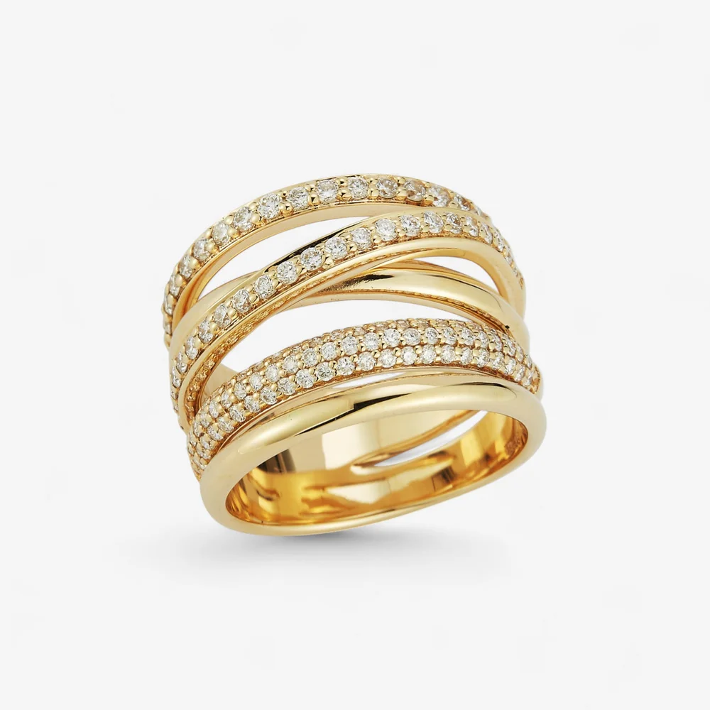 Ivy Diamond Domed Band