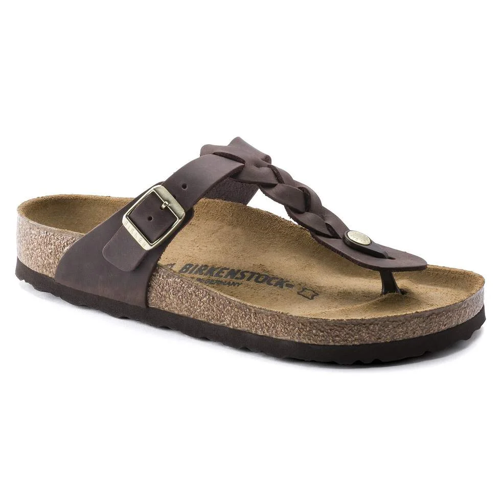 Gizeh Braided Natural Leather Oiled