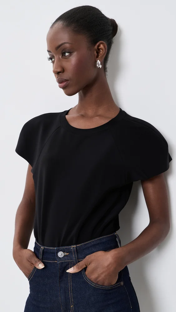 Cap Sleeve Bomber Bodysuit
