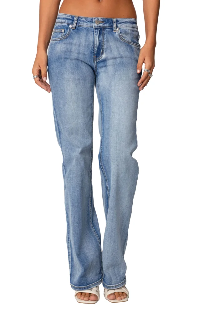 Low Rise Bootcut Jeans