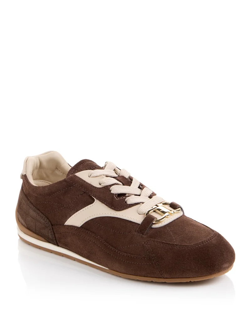 Women's Sophie Gancini Suede Sneakers