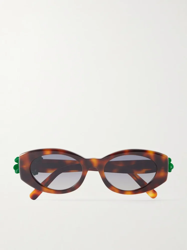 Dior Clover B1I round-frame acetate sunglasses