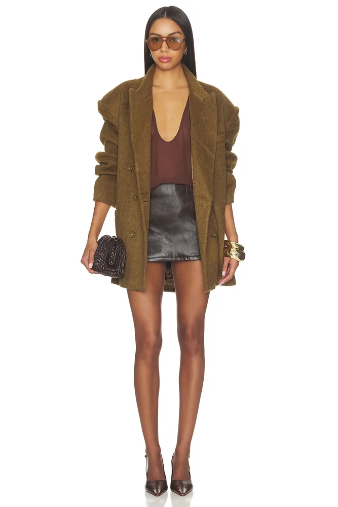 Nicola Back Belt Coat
