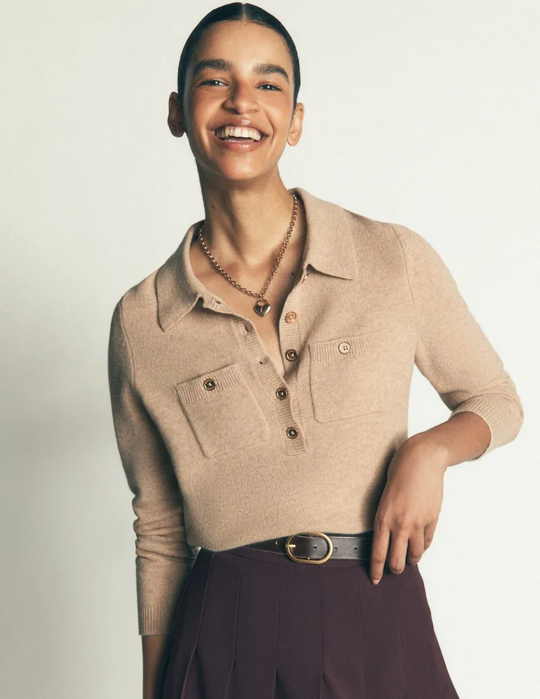 Marianne Merino Wool Sweater-Oatmeal