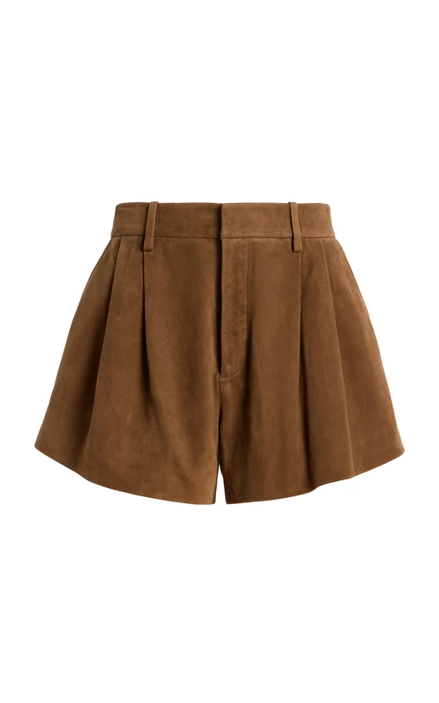 The Suede Utility Shorts