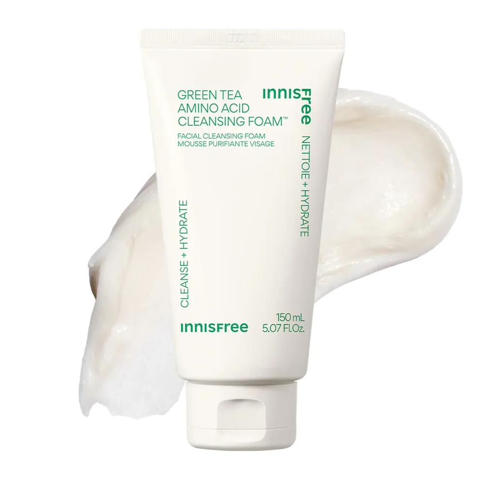 Korean Sulfate-Free Jeju Green Tea Amino Acid Cleansing Foam