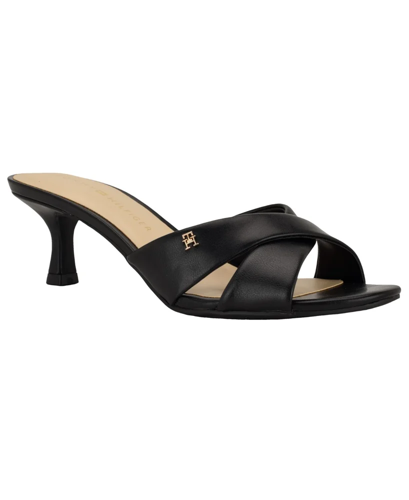 Lanis Criss-Cross Kitten Heel Sandals