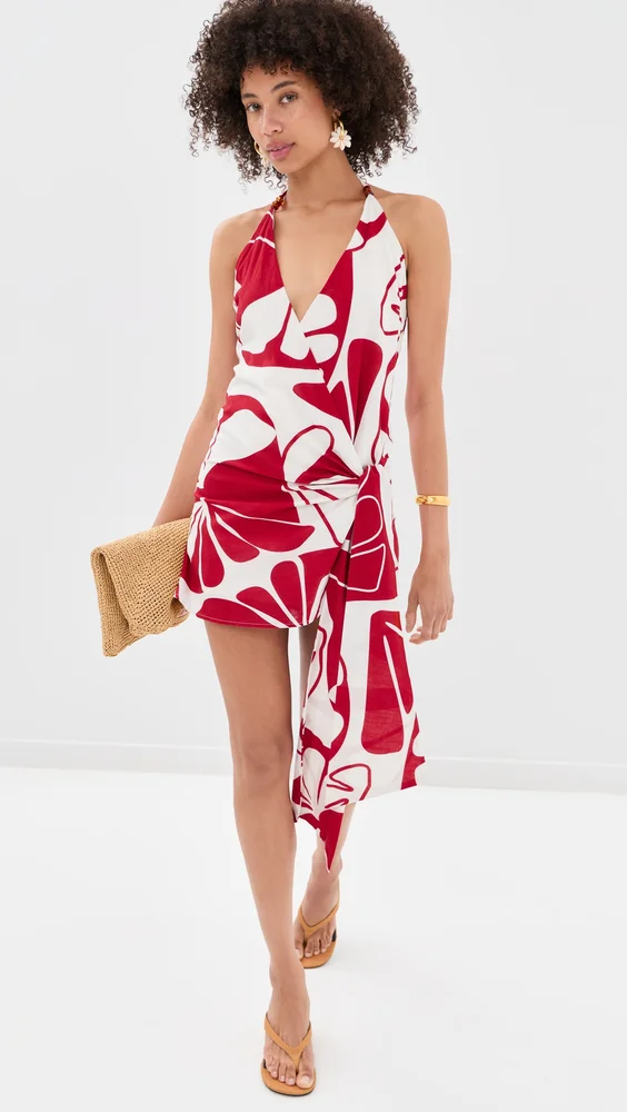 Sahara Halter Mini Dress