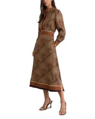 REISSLeia Animal Print Dress