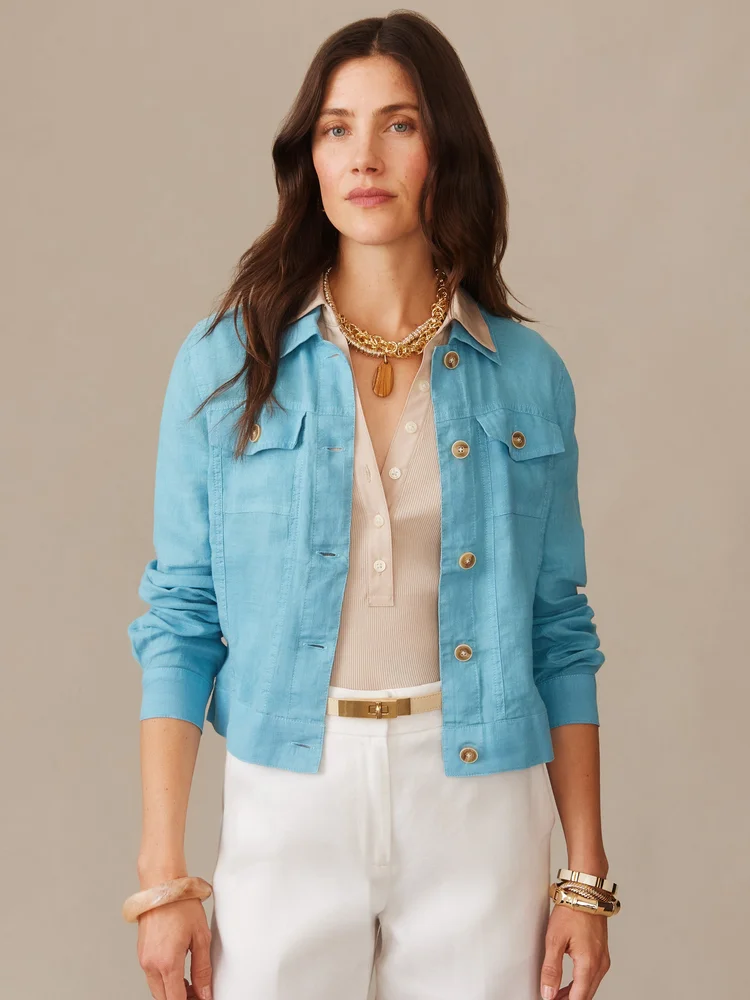 Halo Lightweight Linen Jacket