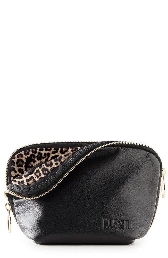 Everyday Leather Makeup Bag