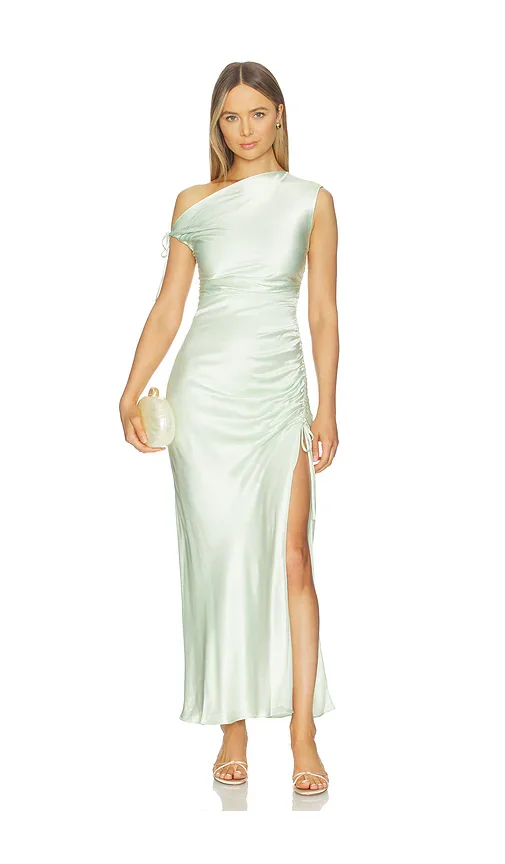 La Lune Gathered Maxi Dress Shona Joy
