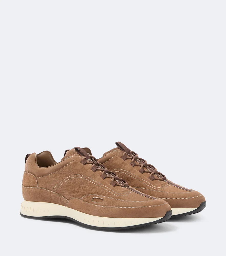 Leather sneakers