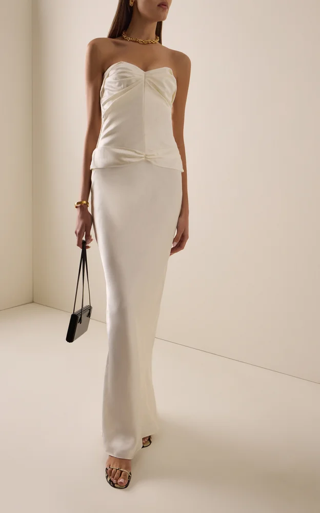Clementine Satin Maxi Dress