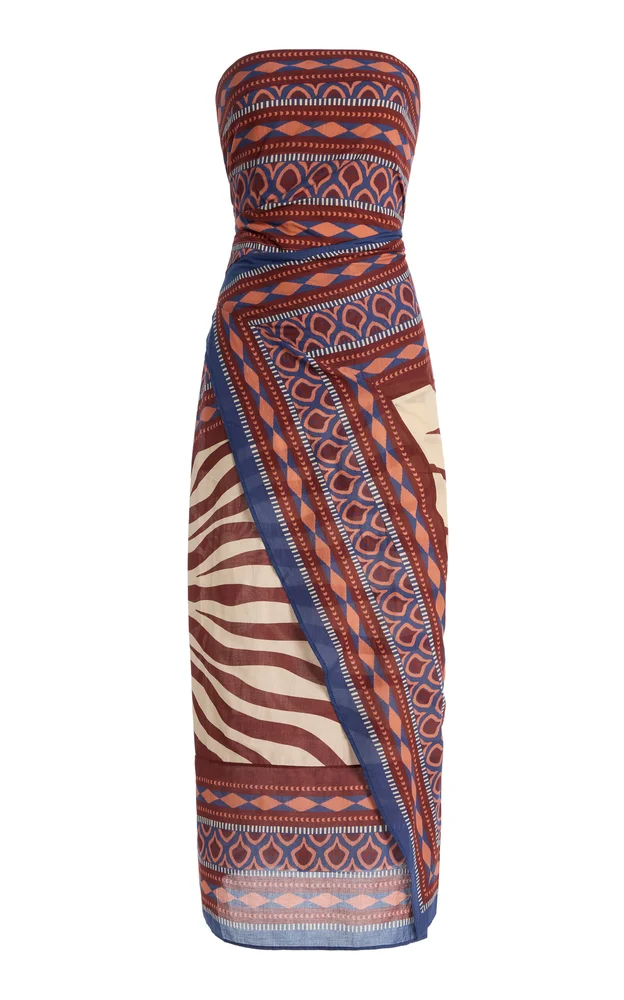 Paraiso Agreste Cotton Midi Dress