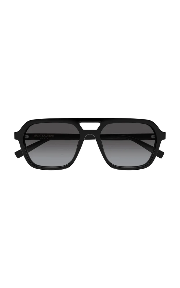 Aviator-Frame Acetate Sunglasses